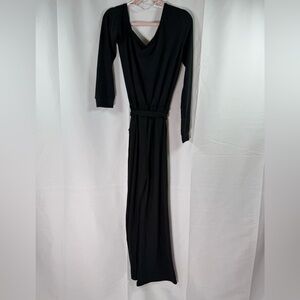 Lulus Scoop Neck Jumpsuit Black L
